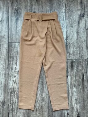 Wilfred trousers with front pleats and belt